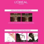 ⁦صبغة شعر كاستنغ كريم قلوس من لوريال باريس - 500 بني فاتح⁩ - الصورة ⁦3⁩