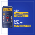 ⁦مزيل العرق ستيك دراي امباكت للرجال من نيفيا - 50مل⁩ - الصورة ⁦2⁩