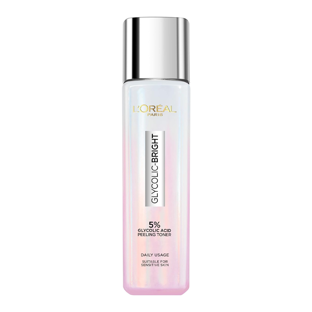 1707830579_25399_42872268_128 تونر تقشير وإشراقة جليكوليك برايت من لوريال باريس - 128مل - الصورة 1