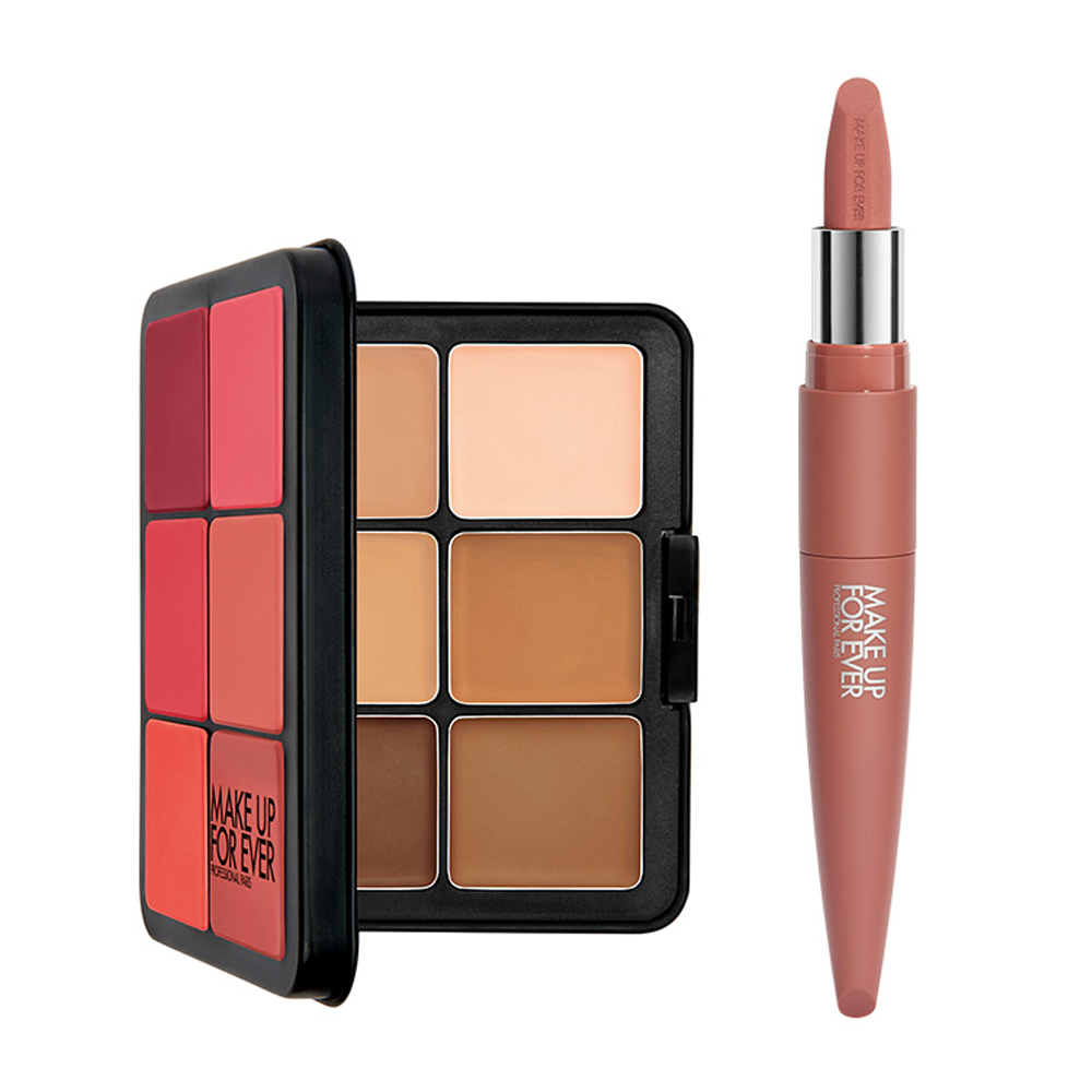 17117963_1741514645_a11b8f9e84fa5f704a165a7497188120 ميك اب فور ايفر المجموعة الحصرية أساسيات الوجه والشفتين - قطعتين - الصورة 1