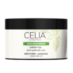 زبدة شيا بالشاي الأخضر وعشبة الليمون للجسم واليدين من سيليا - 300جم