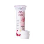 ⁦العرايس قطن دائري لتنظيف المكياج بخلاصة الورد - 80 قطعة⁩ - الصورة ⁦2⁩