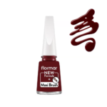 ⁦طلاء أظافر نيو فورمولا + فرشاة ماكسي من فلورمار - 406 Dark Red⁩ - الصورة ⁦3⁩