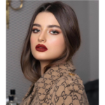 ⁦نوره بو عوض احمر شفاه روج سائل مطفي مقاوم للماء - دارك فلامنج⁩ - الصورة ⁦4⁩