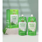 ⁦ماجيكا كريم صبغة للشعر بالتفاح الأخضر لون اسود - 500مل+500مل⁩ - الصورة ⁦2⁩