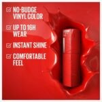 ⁦ميبلين سوبر ستاي فينيل انك احمر شفاه سائل⁩ - الصورة ⁦6⁩