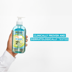 ⁦غارنييه سكين اكتيف غسول جل للتنظيف السريع بحمض الساليسيليك - 200 مل⁩ - الصورة ⁦2⁩