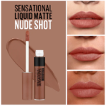 ⁦ميبلين سينسيشينال نيويورك احمر شفاه روج سائل مطفي - 08 نود شوت⁩ - الصورة ⁦2⁩