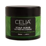 مقشر فروة الرأس بزيت شجرة الشاي والزنجبيل من سيليا - 300 جم