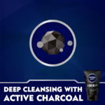 ⁦غسول ديب لتنظيف الوجه و اللحية بالكربون الأسود للرجال من نيفيا - 100 مل⁩ - الصورة ⁦2⁩