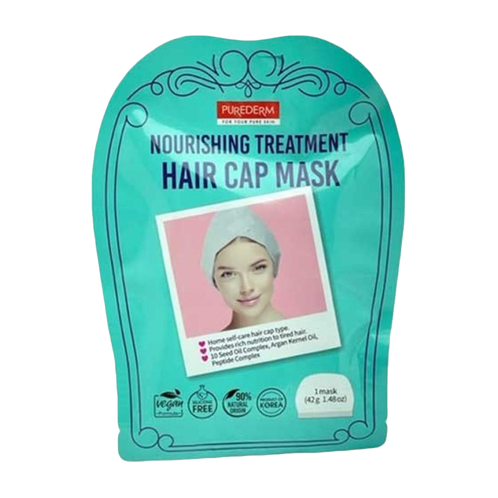 85974012_1711543929_e47eac0a2791ed5430133292e64c2cc8 ماسك غطاء الشعر المعالج المغذي من بيورديرم - قناع واحد - الصورة 1