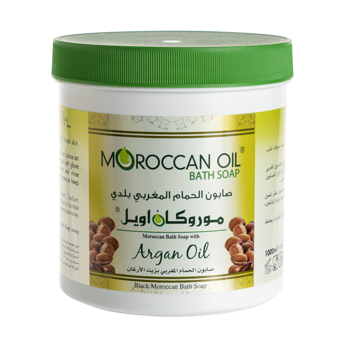 88141291_MoroccanOilBathSoapWithArganOil-1000ml صابون الحمام المغربي البلدي بزيت الأرغان من موروكان اويل - 1000مل - الصورة 1